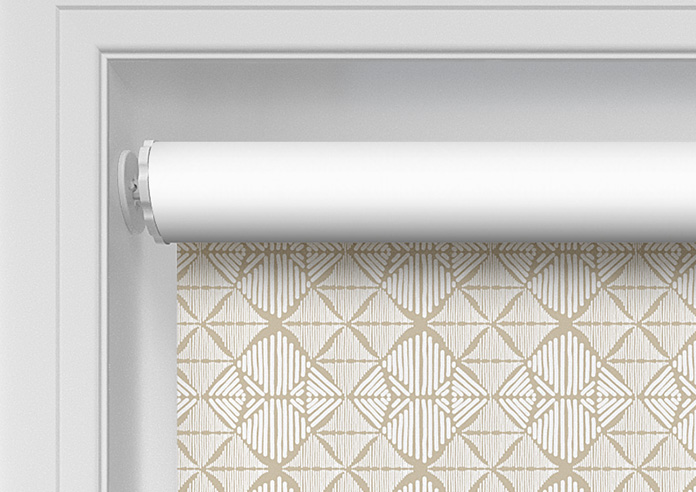 Peruvian Tile, Amarillo Yellow - Twist&Fit Roller Blind - Image 10